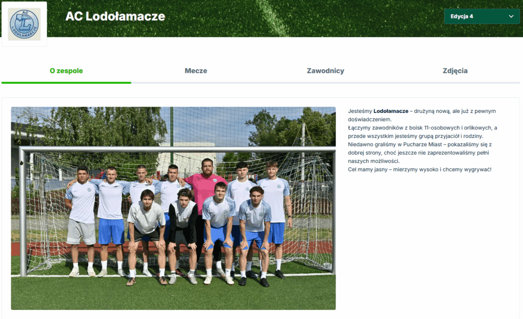 AC Lodołamacze - drużyna z Lesznowolskiej Ligi Szóstek